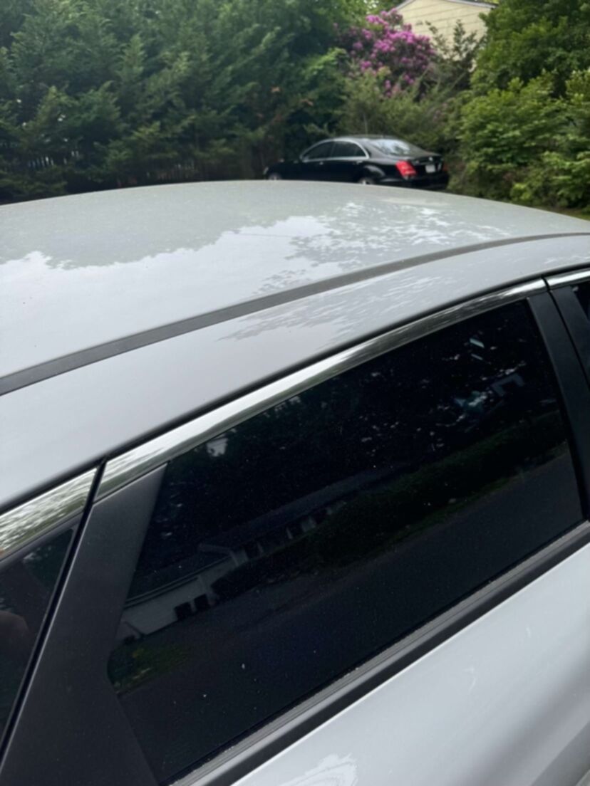 Exterior glass cleaning and water-repellent treatment - Menno Auto Detailing, Shoreham NY